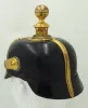 Prussian Field Artillery Officer's Pickelhaube with Field Cover and Epaulets Visuel 7